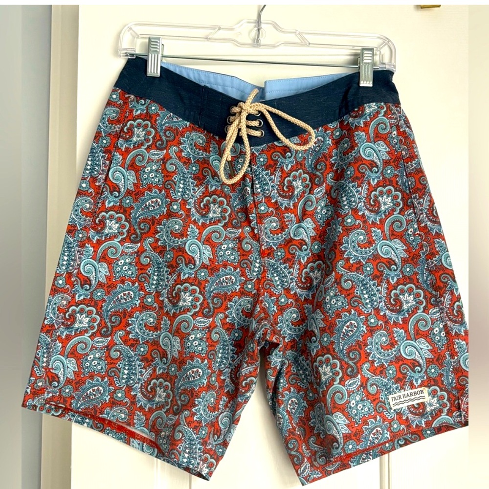 NWOT Fair Harbor Paisley Bathing Suit